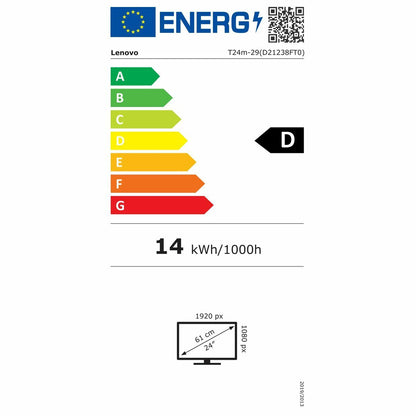 Écran Lenovo 63A5GAT6EU IPS 23,8"