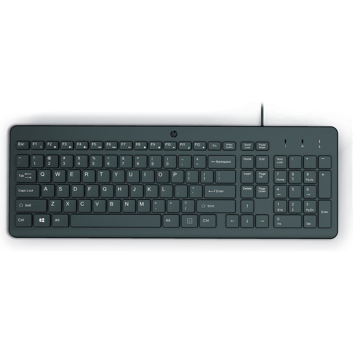 Teclado HP 664R5AA Qwerty Español Negro