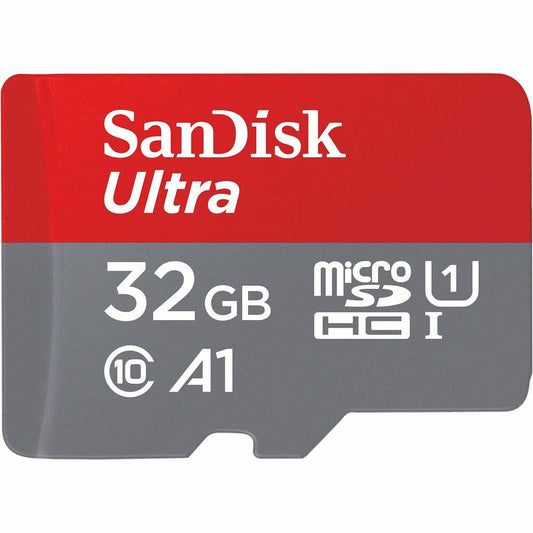 Carte Mémoire Micro SD avec Adaptateur SanDisk Ultra 32 GB Cours 10 120 MB/s