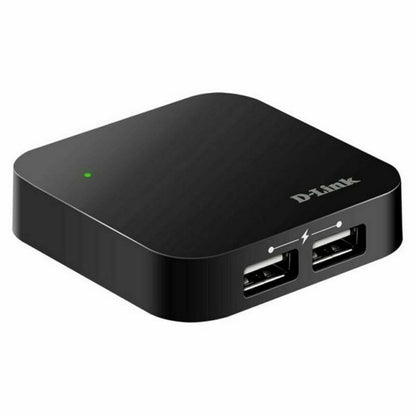 Hub USB D-Link DUB-H4 Noir