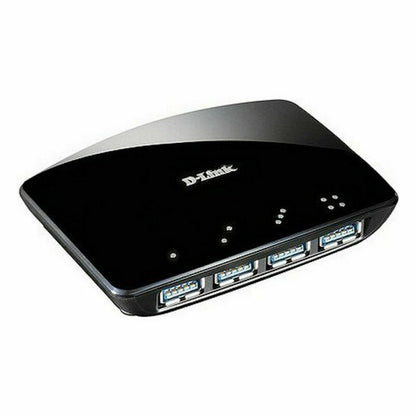 Hub USB D-Link DUB-1340/E Negro