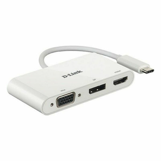 Hub USB D-Link DUB-V310 Blanco