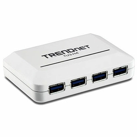 Hub USB Trendnet TU3-H4 Blanc