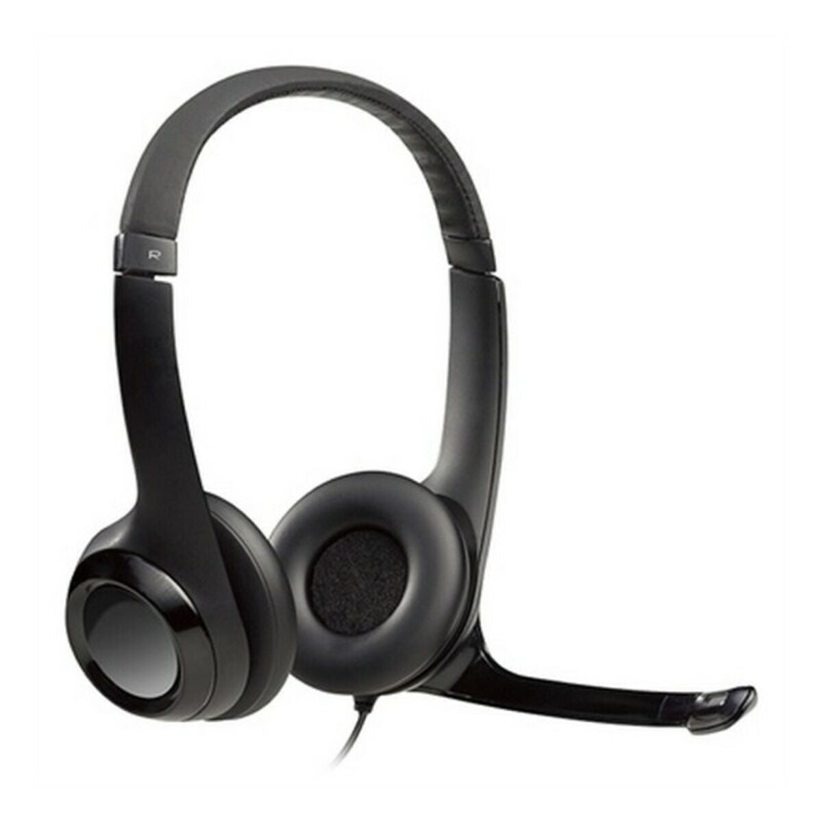 Auriculares con Micrófono Logitech 981-000406 Negro