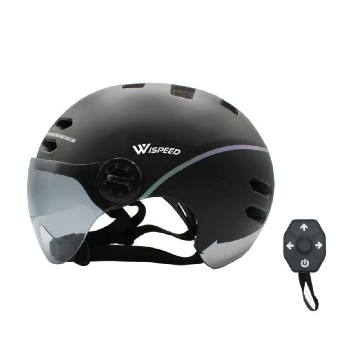 Casco para Patinete Eléctrico Wispeed CASQUE_CONNECT_L Negro 58-61 cm