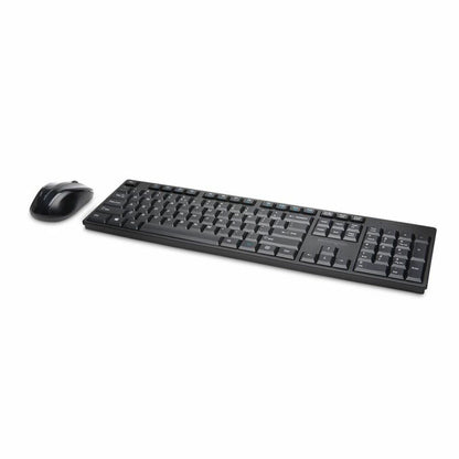 Keyboard and Wireless Mouse Kensington Black Spanish Qwerty QWERTY