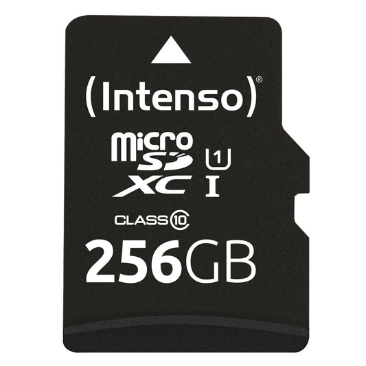 Carte Mémoire Micro SD avec Adaptateur INTENSO 256 GB