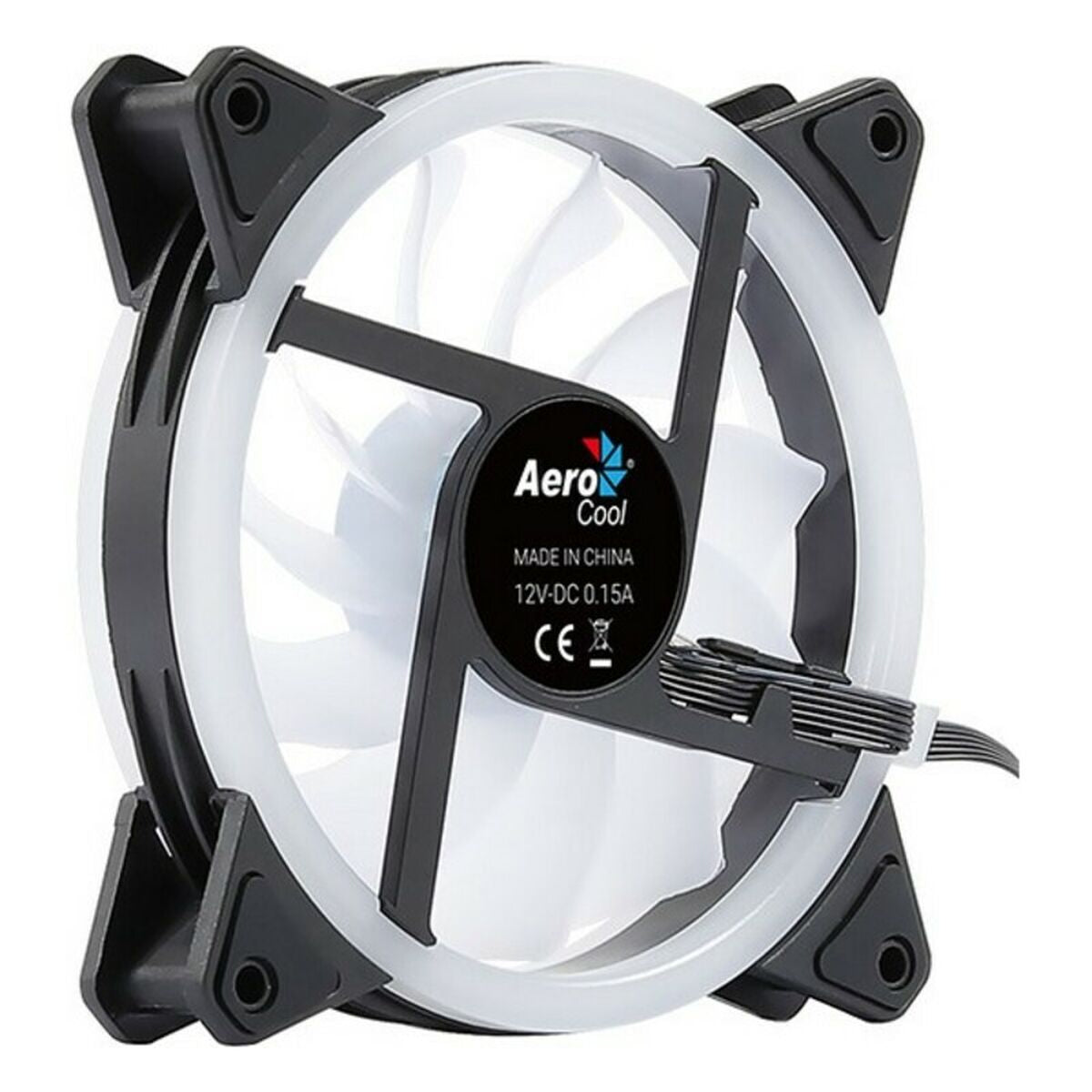 Ventillateur de cabine Aerocool Duo 12 1000rpm (Ø 12 cm) RGB