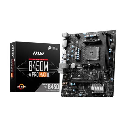 Motherboard MSI B450M-A PRO MAX II  AMD B450 AMD AMD AM4