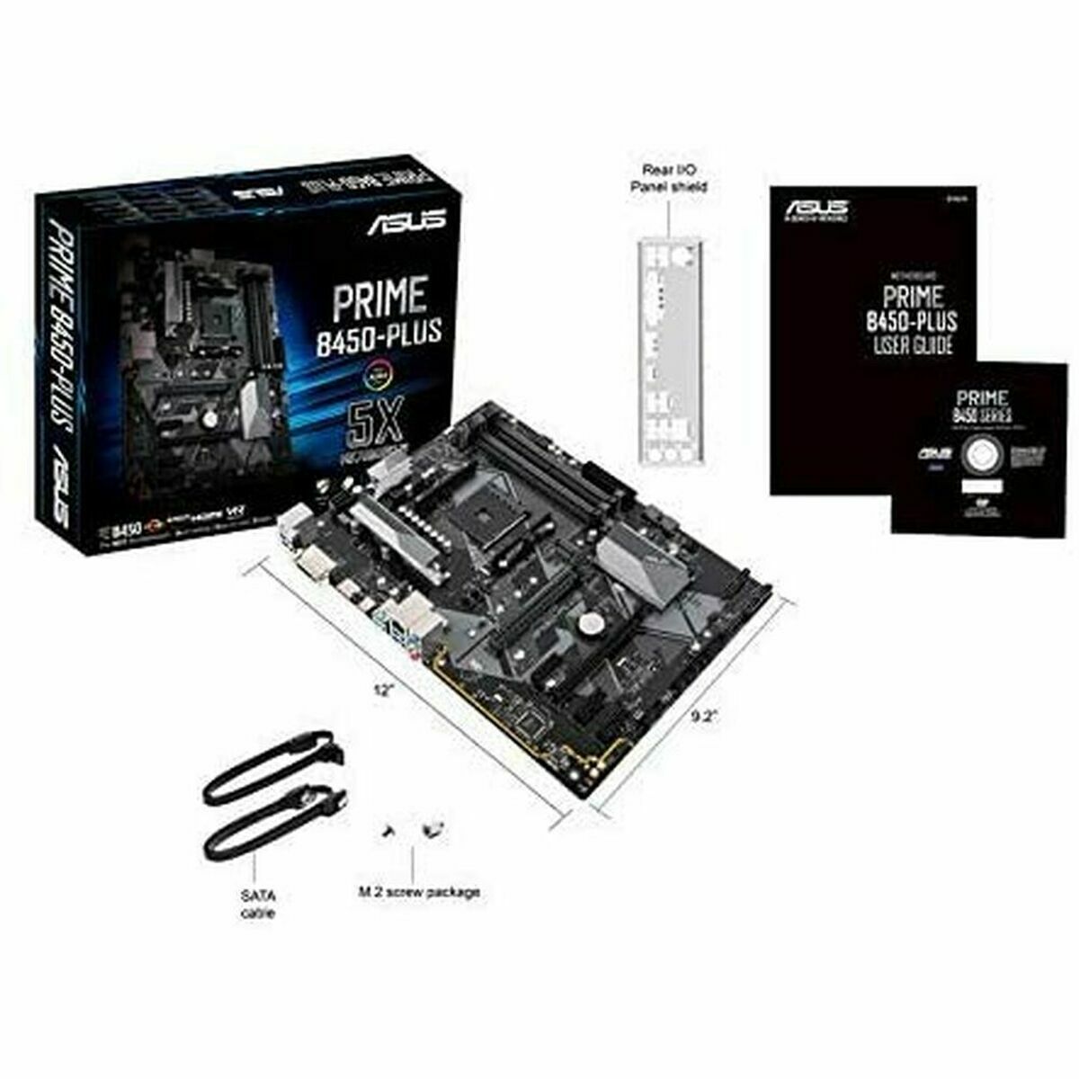 Placa Base Asus PRIME B450-PLUS ATX DDR4 AM4 AMD B450 AMD AMD AM4