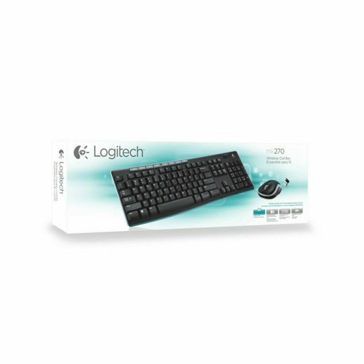 Teclado y Ratón Inalámbrico Logitech 920-004513 Negro Qwerty Español QWERTY