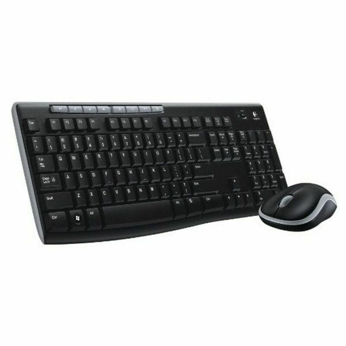 Teclado y Ratón Inalámbrico Logitech 920-004513 Negro Qwerty Español QWERTY