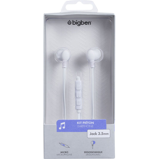 Casque BigBen Connected KPBOUTONW Blanc