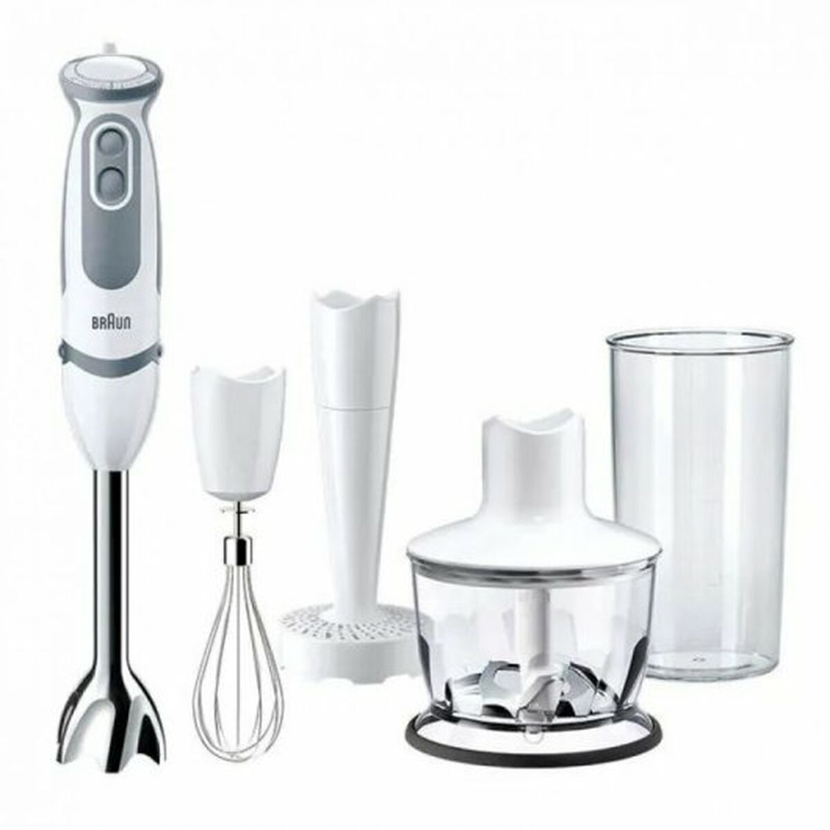 Multifunction Hand Blender with Accessories Braun MQ5237WH White 1000 W