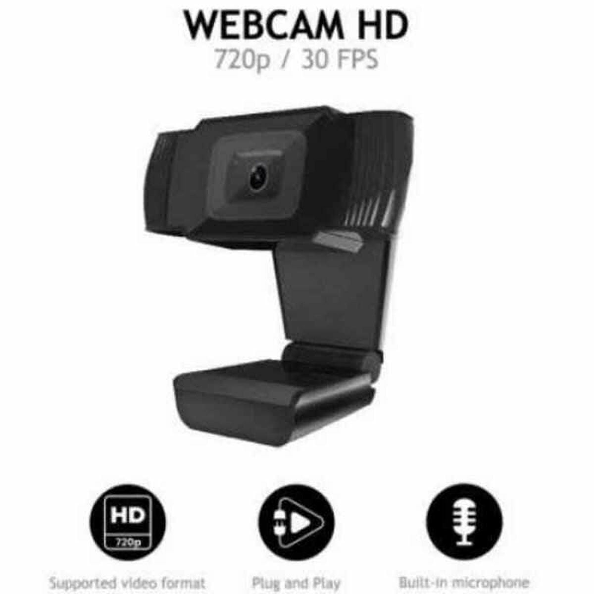 Webcam Nilox NXWC02 HD 720P Full HD Noir