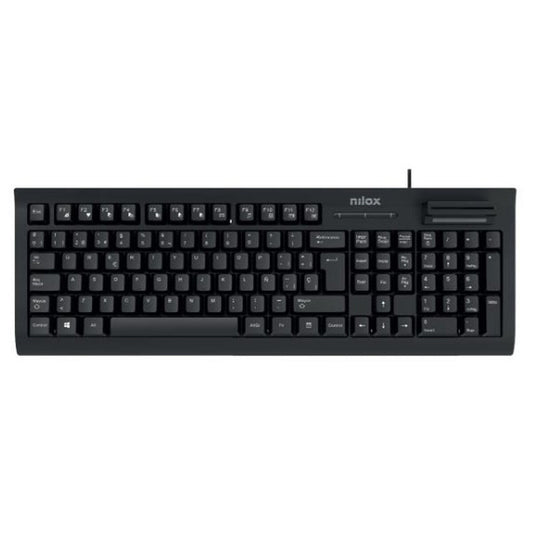 Teclado Nilox NXKIRE0001 Negro Qwerty Español