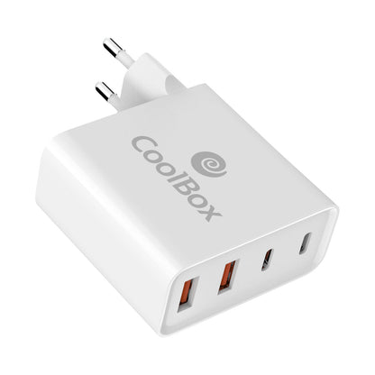 Cargador de Pared CoolBox COO-CUAC-100P Blanco