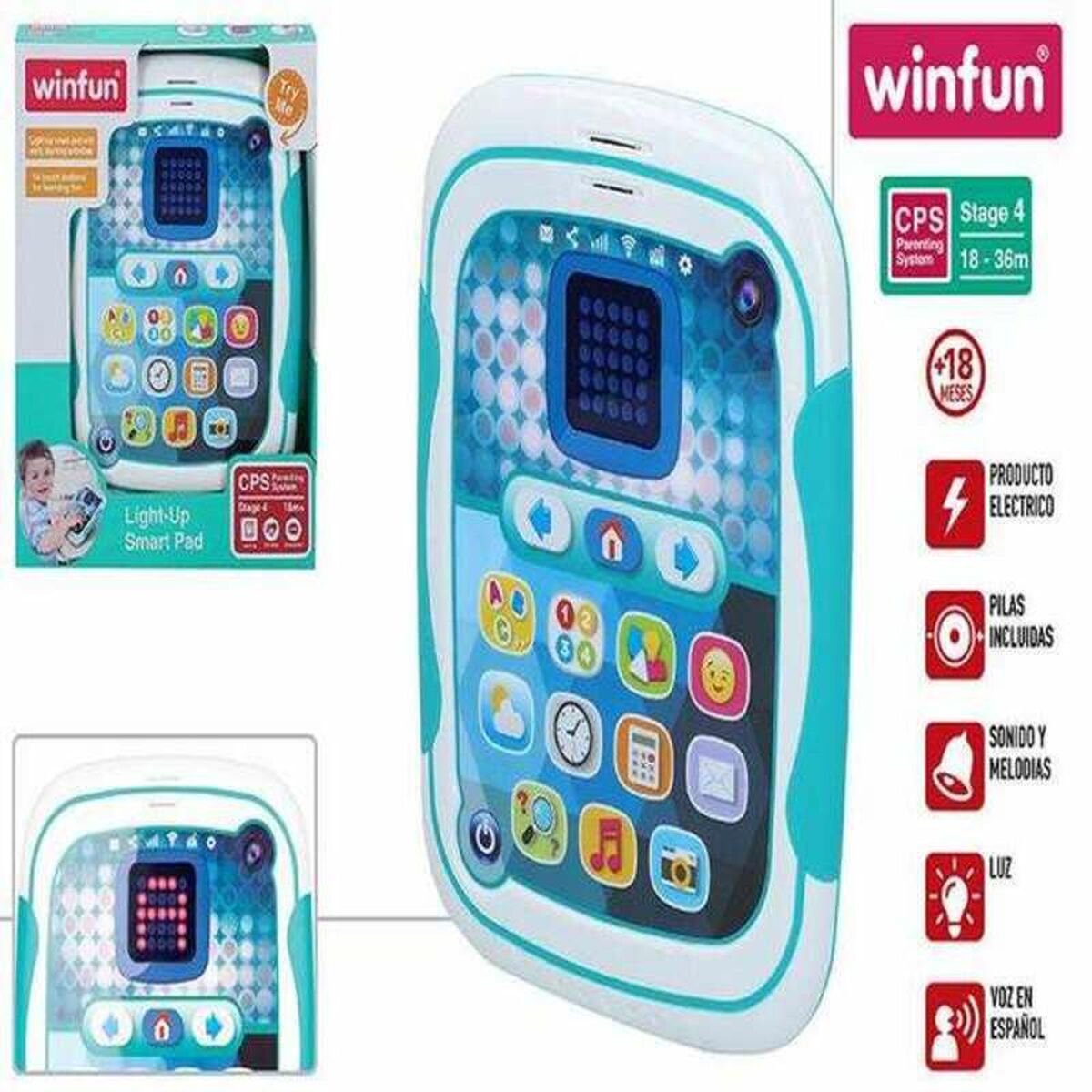 Tablet Interactiva Infantil Winfun