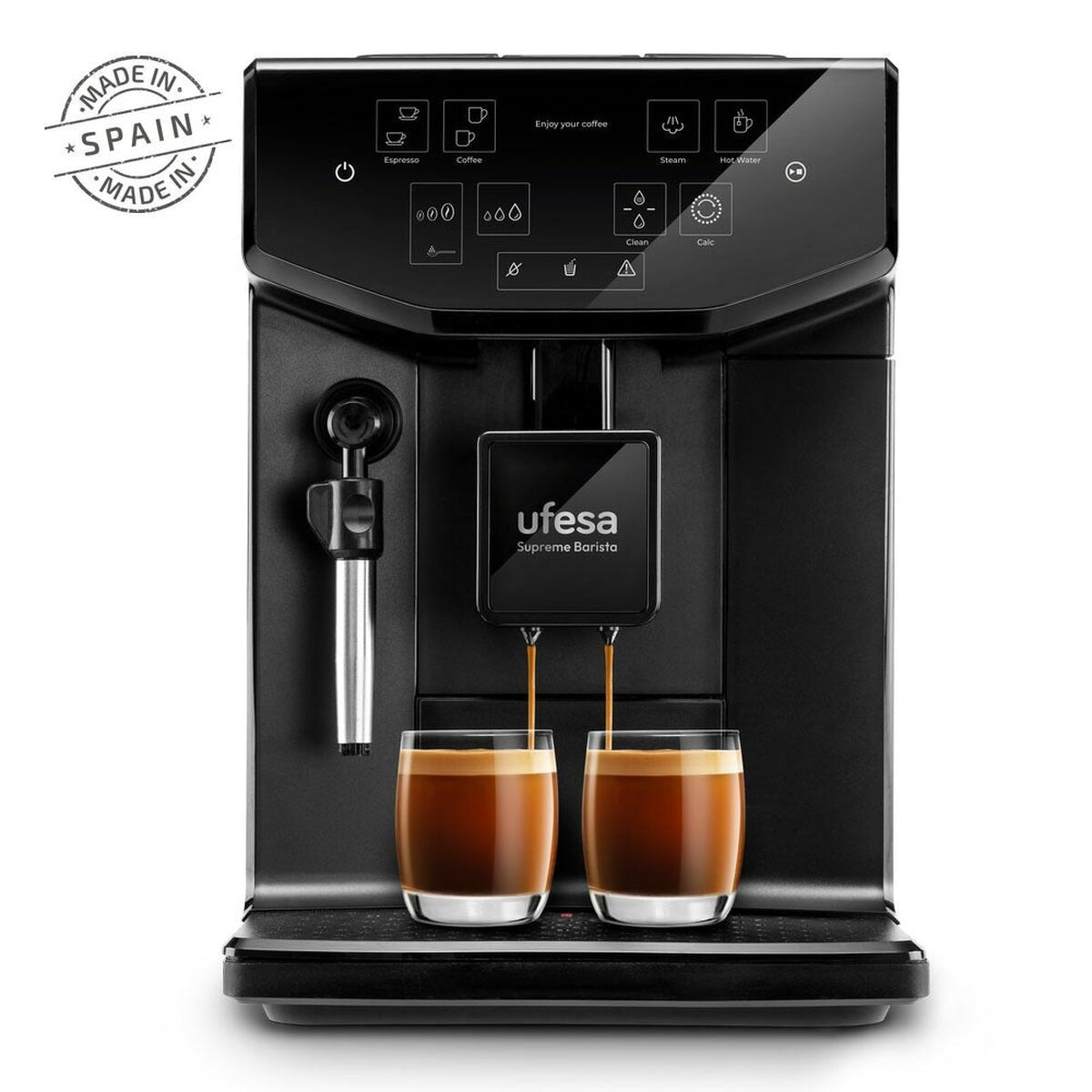 Cafetera Superautomática UFESA SUPREME BARISTA Negro 20 bar 2 L