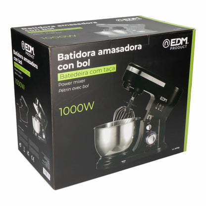 Batidora-Amasadora EDM 07792 1000 W 4 L