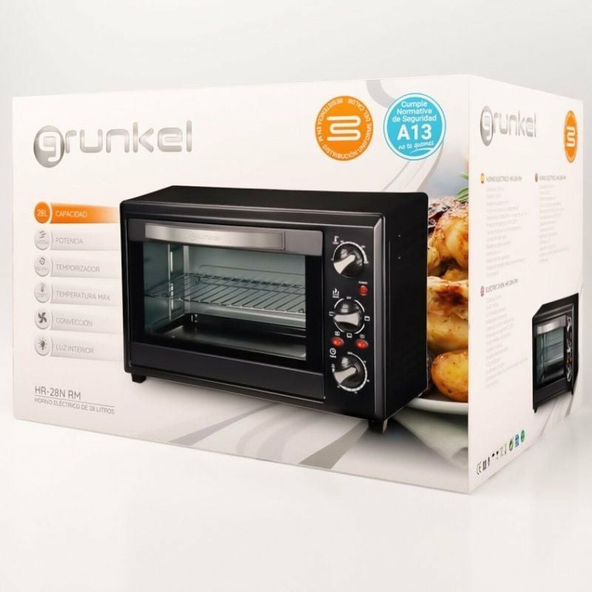 Plaque de cuisson Grunkel HR-28N RM 1600 W