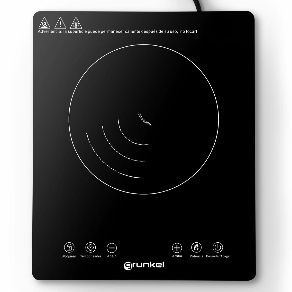 Placa de Inducción Grunkel PIN-2000 Panel táctil