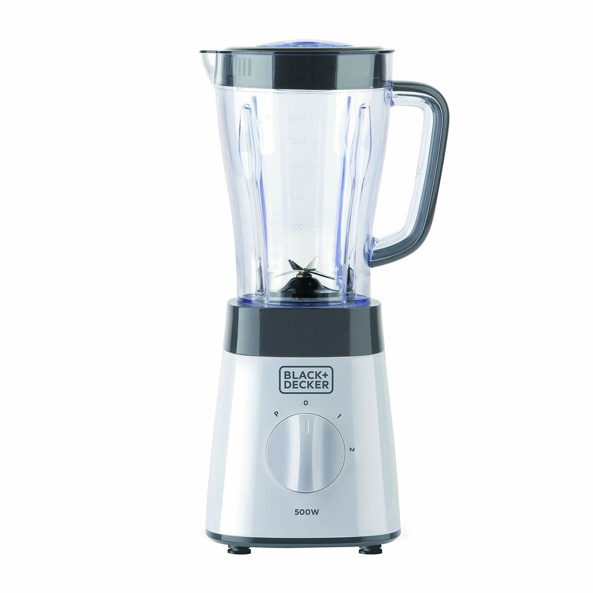 Batidora de Vaso Black & Decker BXJB500E 500 W Blanco