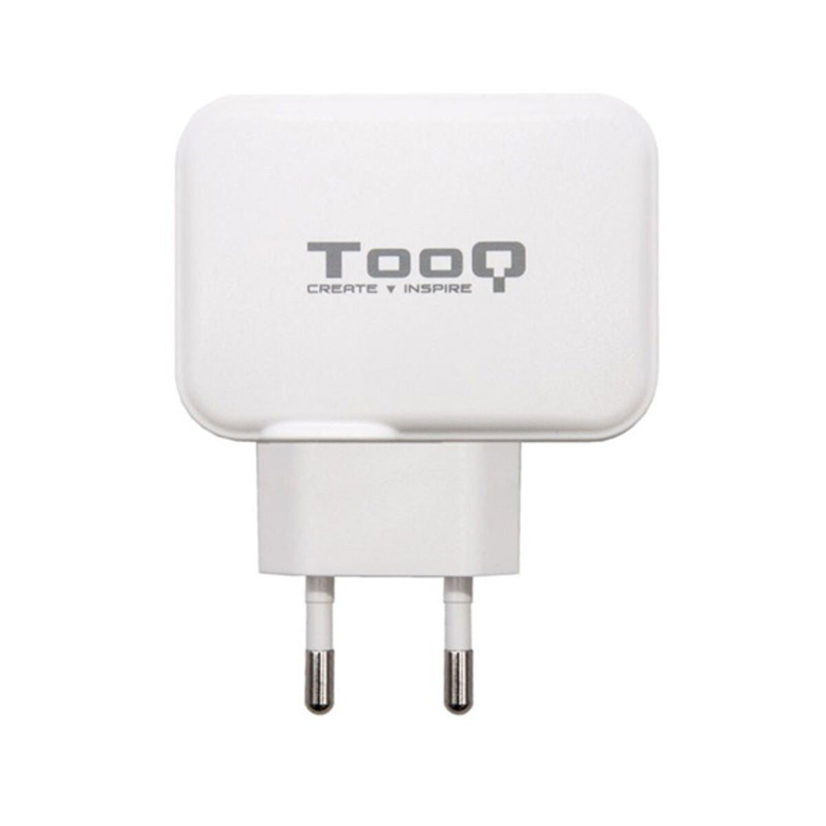 Cargador USB Pared TooQ TQWC-2SC02WT Blanco 27 W