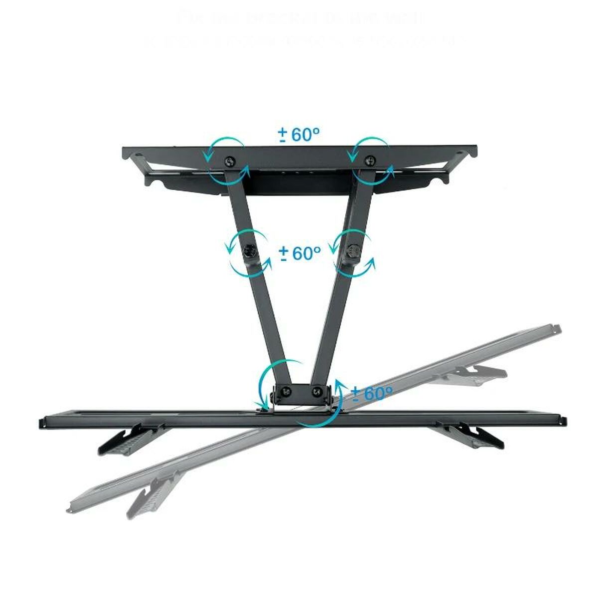 Soporte TV con Brazo TooQ LP7866TN-B 40 kg