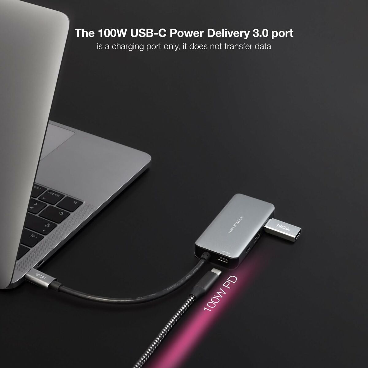 USB Hub NANOCABLE 10.16.1005 Grey (1 Unit)