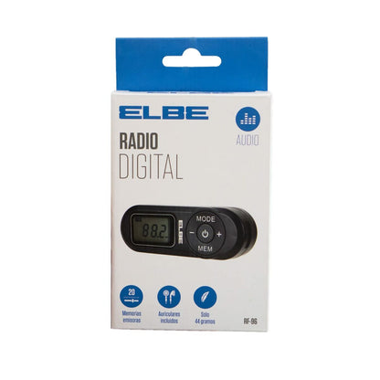 Radio numérique portable ELBE RF-96 Noir FM
