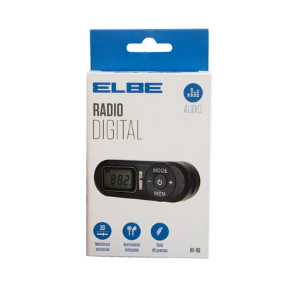 Radio Portátil Digital ELBE RF-96 Negro FM