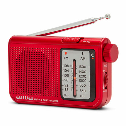 Radio Portátil Aiwa AM/FM Rojo