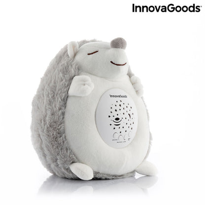 Erizo de Peluche con Ruido Blanco y Proyector Quitamiedos Spikey InnovaGoods V0103194 Blanco (Reacondicionado B)