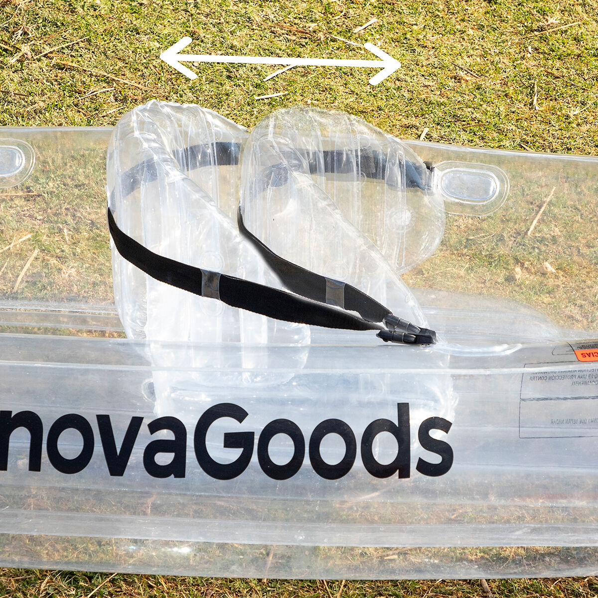 Inflatable Transparent Kayak with Accessories Paros InnovaGoods 312 cm 2 places