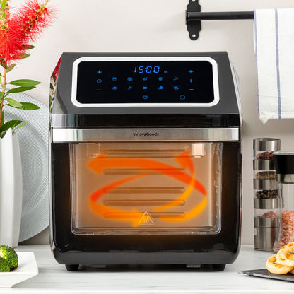 Friteuse à Air InnovaGoods Noir 1800 W 12 L Acier inoxydable (Reconditionné B)