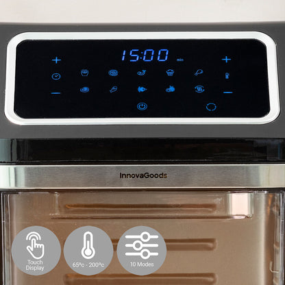 Friteuse à Air InnovaGoods Noir 1800 W 12 L Acier inoxydable (Reconditionné B)