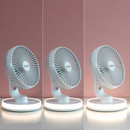 Ventilateur de Bureau Rechargeable avec LED FanLed InnovaGoods Ø6,6'' 4000 mAh