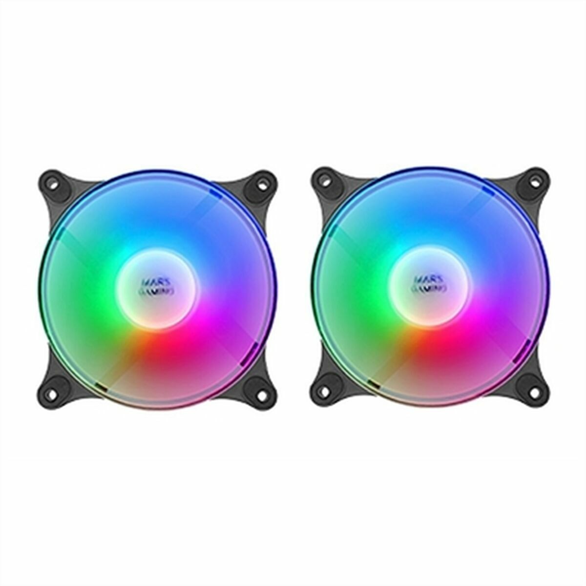 Ventilador de Caja Mars Gaming MFDUO Ø 12 cm