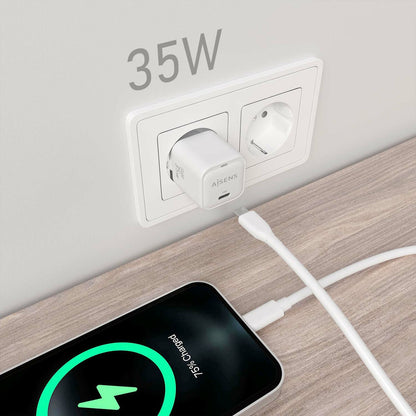 Chargeur mural Aisens ASCH-35W1P022-W Blanc 35 W (1 Unité)