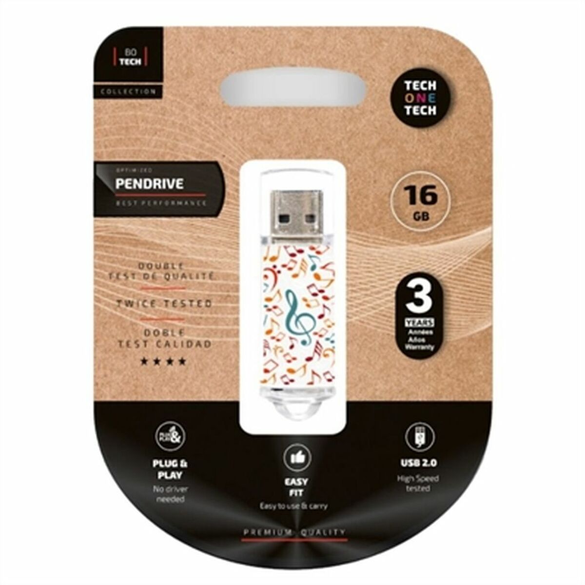 Memoria USB Tech One Tech TEC4003 16 GB