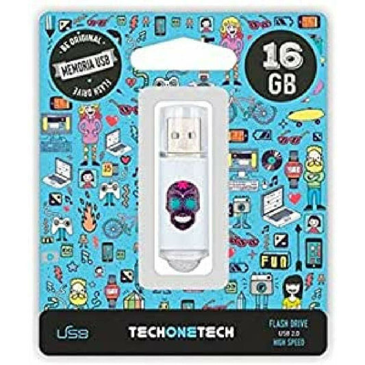 Memoria USB Tech One Tech Tech Calavera Maya 16 GB