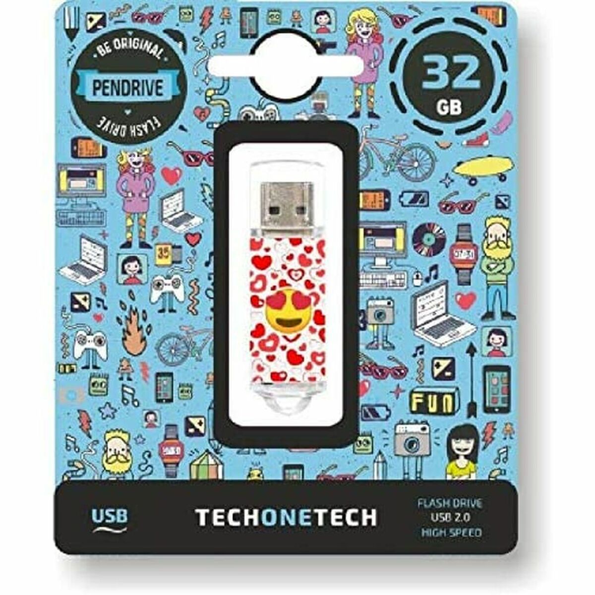 Clé USB Tech One Tech TEC4502-32 32 GB