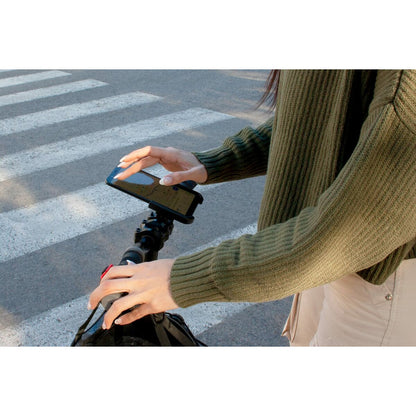 Support Smartphone pour Vélo CoolBox COO-PZ06 Noir Aluminium Plastique