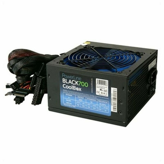 Fuente de Alimentación CoolBox COO-FAPW700-BK 700 W ATX Negro Azul