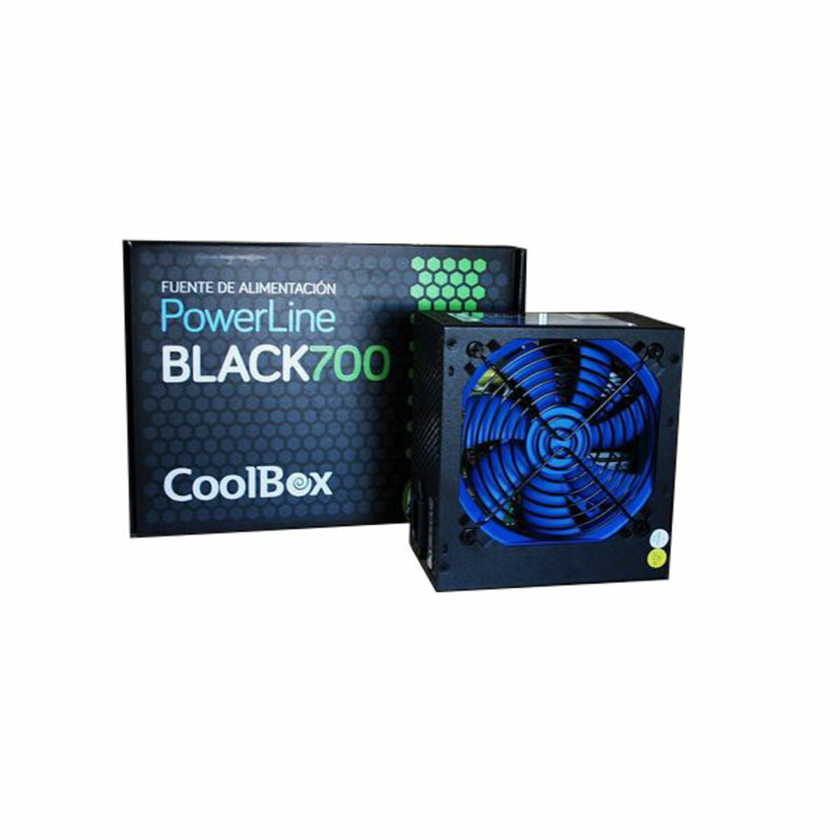 Bloc d’Alimentation CoolBox COO-FAPW700-BK 700 W ATX Noir Bleu