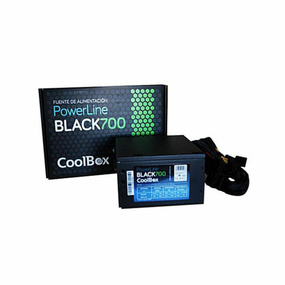 Fuente de Alimentación CoolBox COO-FAPW700-BK 700 W ATX Negro Azul