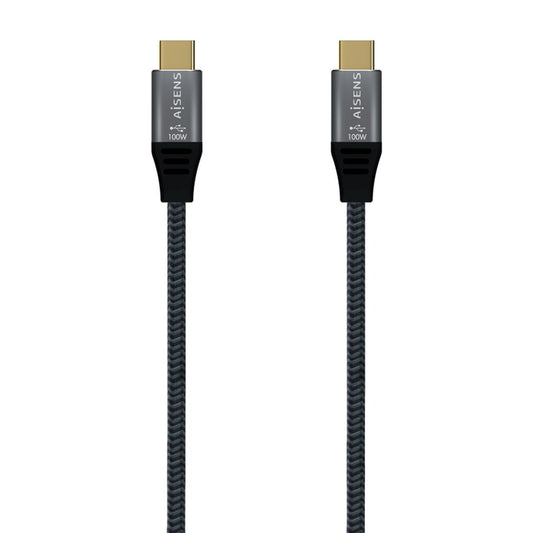 Cable USB-C Aisens A107-0634 2 m Gris