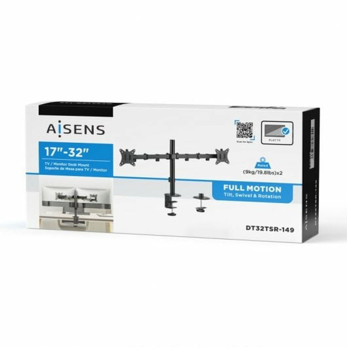 Support de TV Aisens DT32TSR-149 18 kg