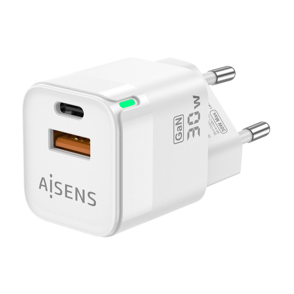 Cargador de Pared Aisens ASCH-30W2P004-W Blanco 30 W (1 unidad)